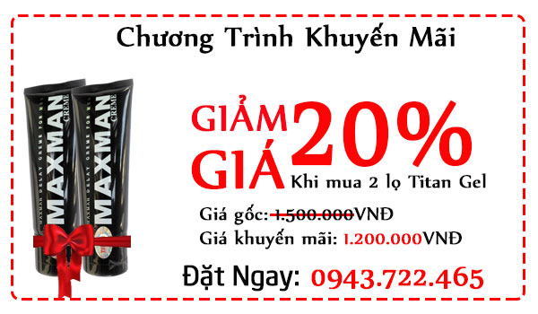 hướng dẫn sử dụng gel titan-giảm giá